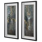 Uttermost Glimmering Agate Set of 2 Framed Prints