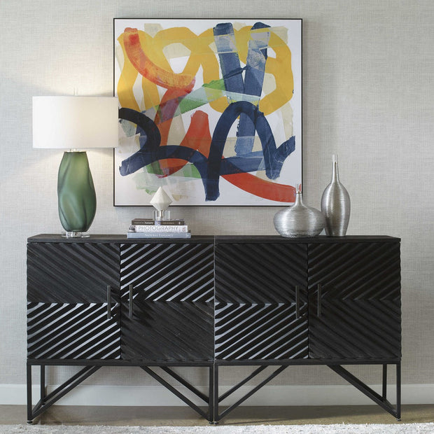 Uttermost Midtown Modern Graffiti Framed Print
