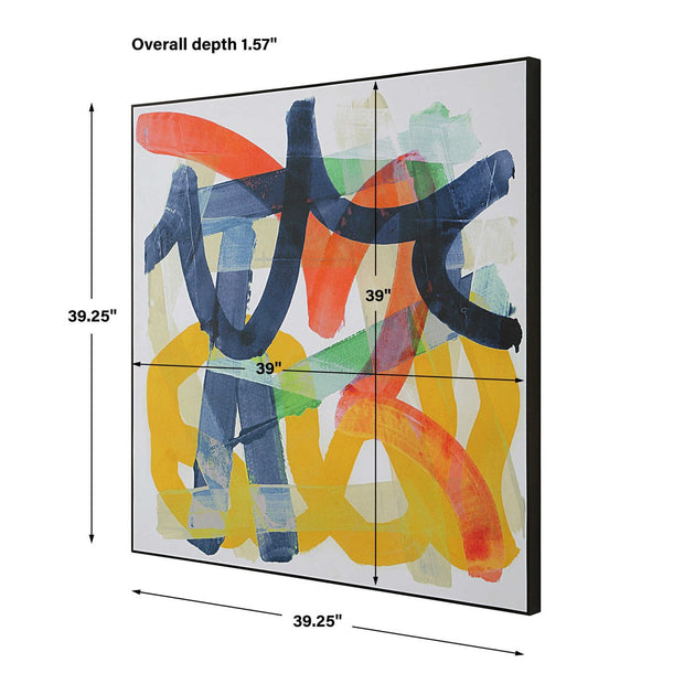 Uttermost Midtown Modern Graffiti Framed Print