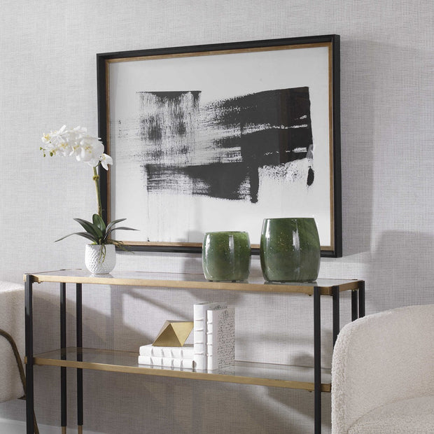 Uttermost Mystere Black and White Framed Print