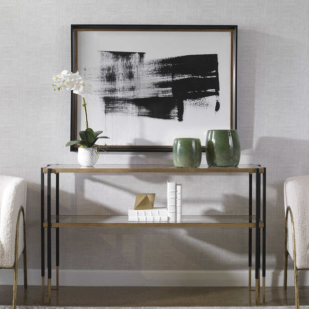 Uttermost Mystere Black and White Framed Print