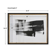 Uttermost Mystere Black and White Framed Print