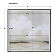 Uttermost Soft Clouds Landscape Framed Print