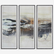 Uttermost Graphite Horizon Set of 3 Framed Prints