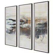 Uttermost Graphite Horizon Set of 3 Framed Prints