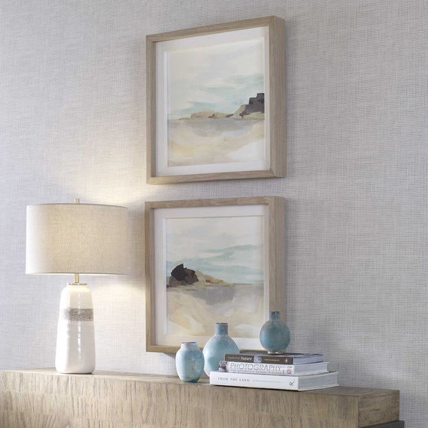 Uttermost Glacial Coast Set of 2 Framed Prints