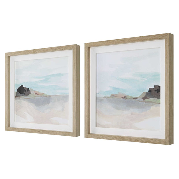 Uttermost Glacial Coast Set of 2 Framed Prints