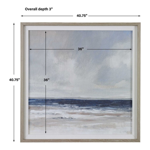 Uttermost Distant Land Coastal Framed Print