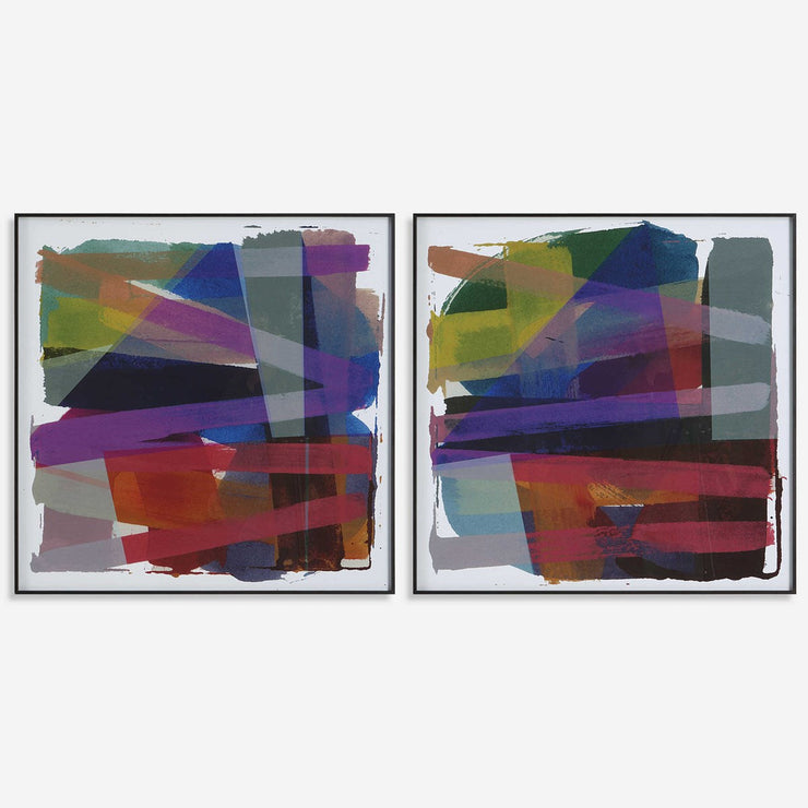 Uttermost Vivacious Set of 2 Modern Framed Prints