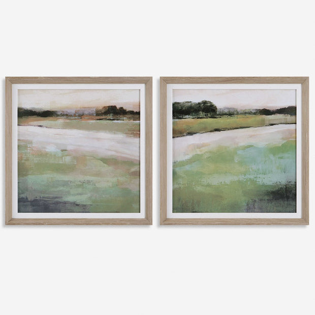 Uttermost Vivid Vista Landscape Set of 2 Framed Prints