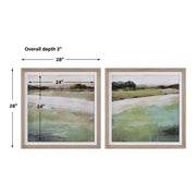 Uttermost Vivid Vista Landscape Set of 2 Framed Prints