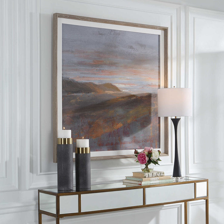 Uttermost Dawn On The Hills Landscape Framed Print