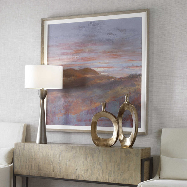 Uttermost Dawn On The Hills Landscape Framed Print
