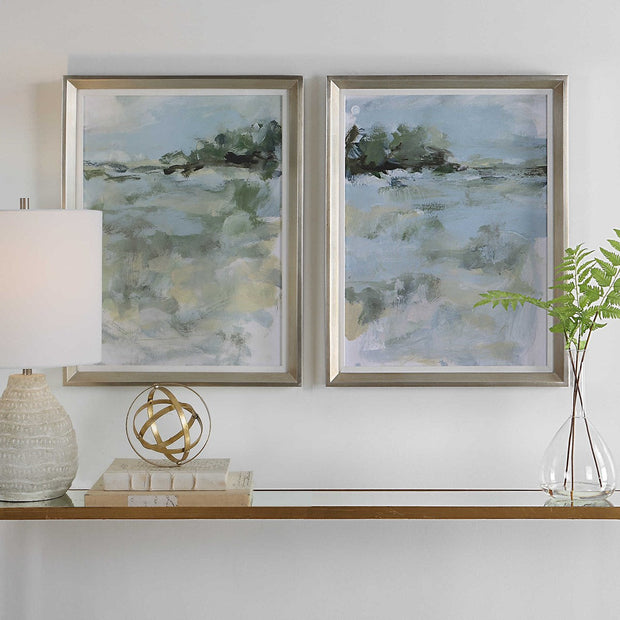 Uttermost Far Away View Set of 2 Framed Prints