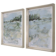 Uttermost Far Away View Set of 2 Framed Prints