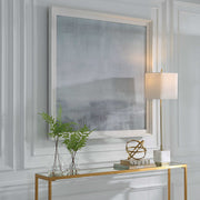 Uttermost Fate Neutral Light Gray and White Framed Print