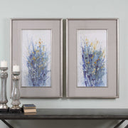 Uttermost Indigo Florals Set of 2 Framed Prints
