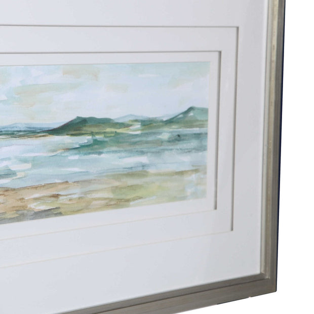 Uttermost Panoramic Seascape Set of 2 Framed Prints
