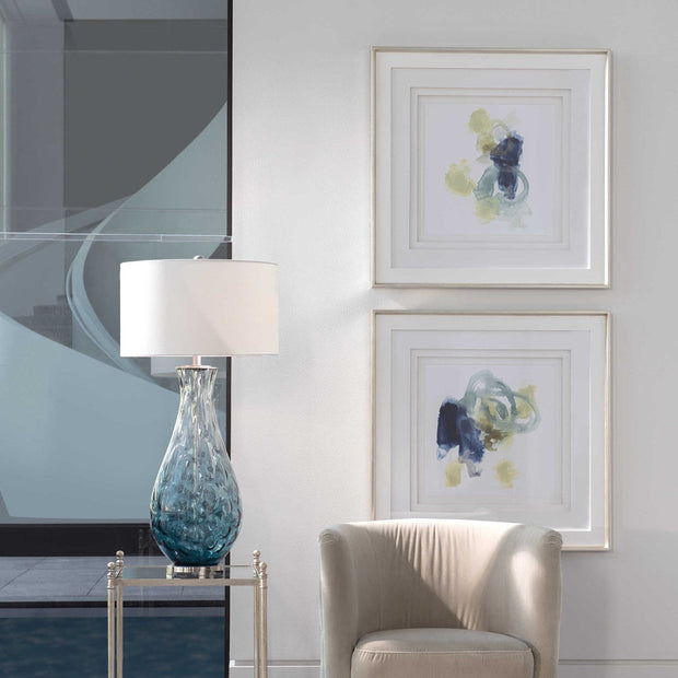 Uttermost Integral Motion Abstract Set of 2 Framed Prints