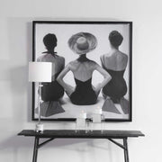 Uttermost Ladies' Swimwear1959 Black and White Framed Print
