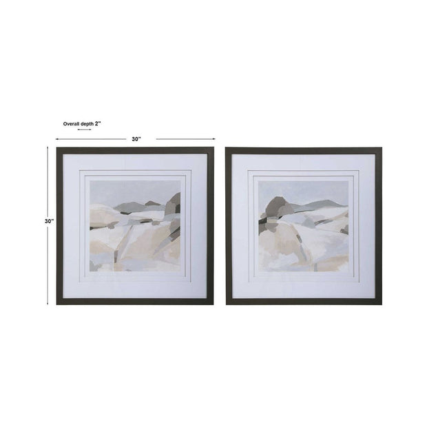 Uttermost Western Landscape Set of 2 Framed Prints