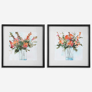 Uttermost Fresh Flowers Set of 2 Framed Prints