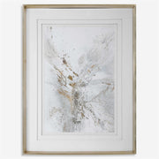 Uttermost Pathos Light Gray and White  Framed Print