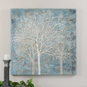 Uttermost Muted Silhouette Landscape Hand Painted Canvas