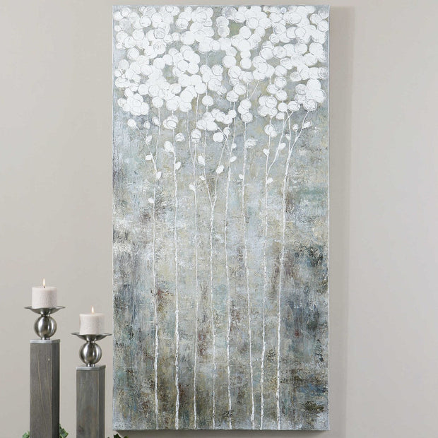 Uttermost Cotton Florals Contemporary Hand Painted Canvas