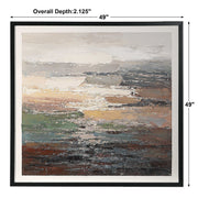 Uttermost Tides Hand Painted Canvas