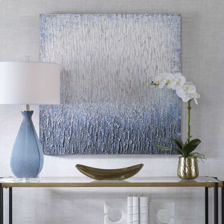 Uttermost Outside The Window Hand Painted Canvas