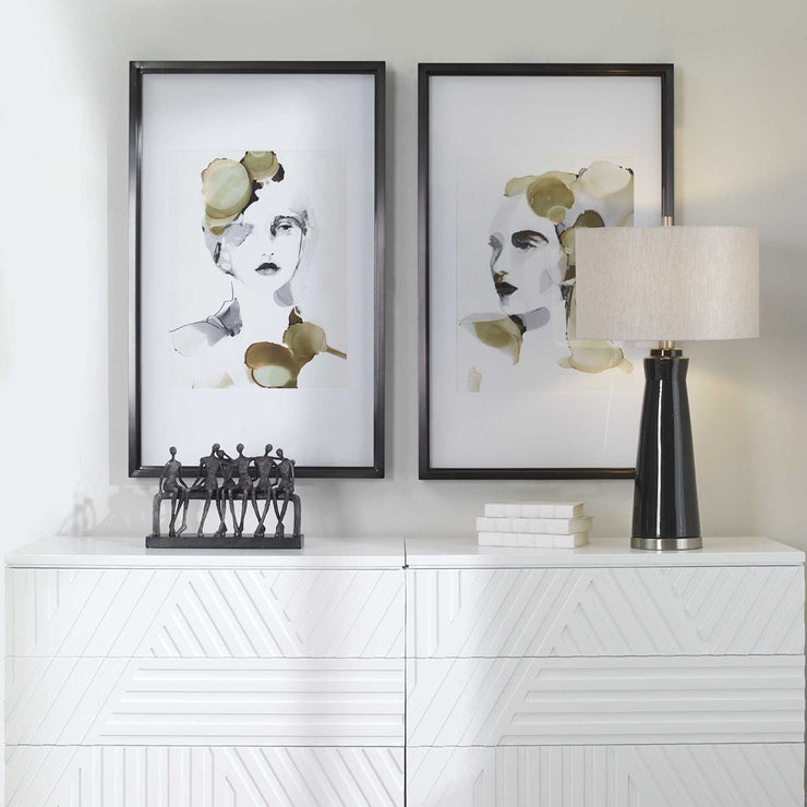 Uttermost Organic Portrait Set of 2 Framed Prints
