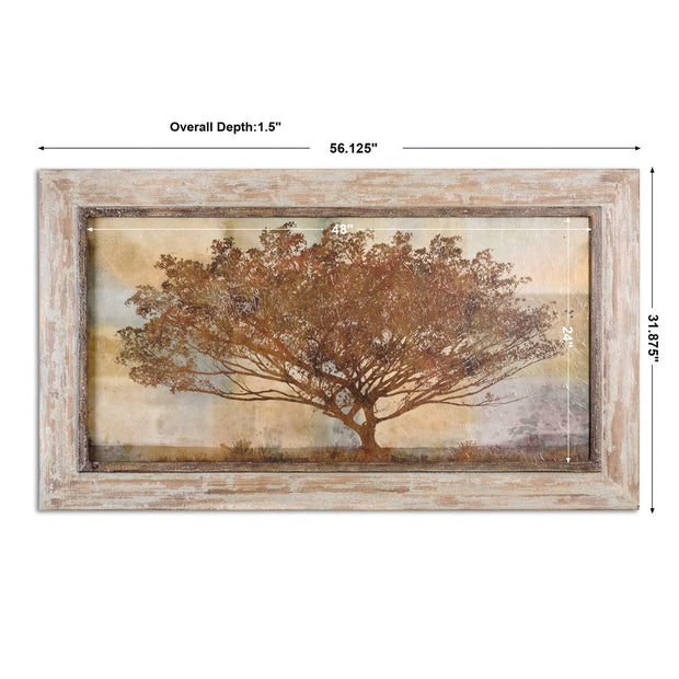 Uttermost Autumn Radiance Marula Tree Sepia Oil Reproduction