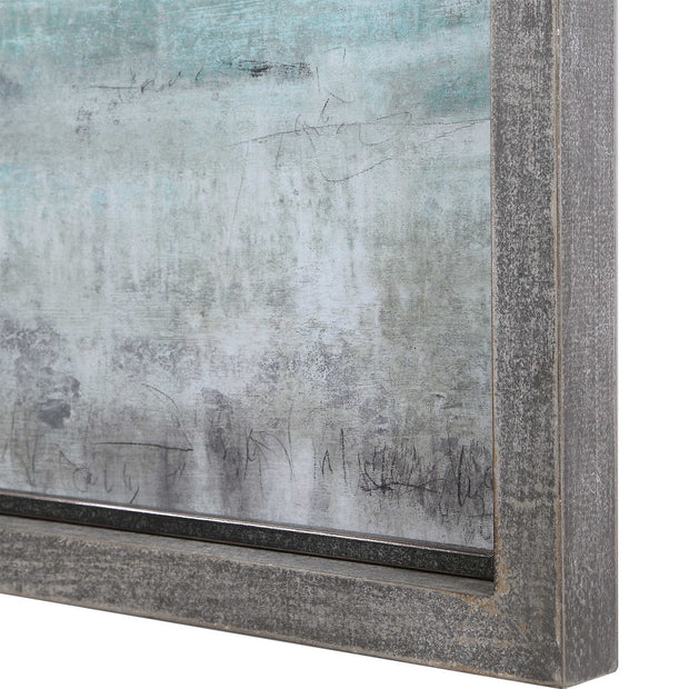 Uttermost Aqua Horizon Landscape Set of Framed Prints