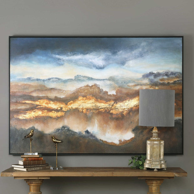 Uttermost Valley Of Light Hand Painted Canvas