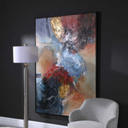 Uttermost Summer Sunset Abstract Hand Painted Canvas