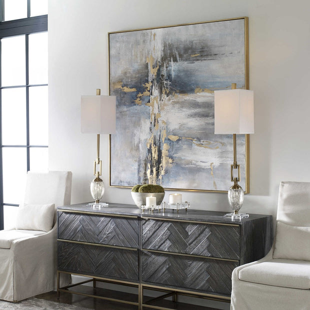 Uttermost Road Less Traveled Hand Painted Canvas