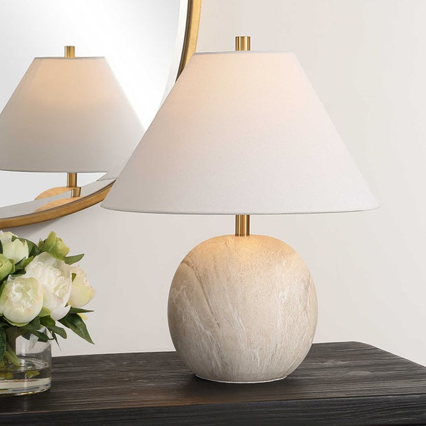 Casa Bella Living Neutral Toned Water Marbling Accent Lamp ~ LAST CHANCE SALE ~ LIMITED QUANTITY