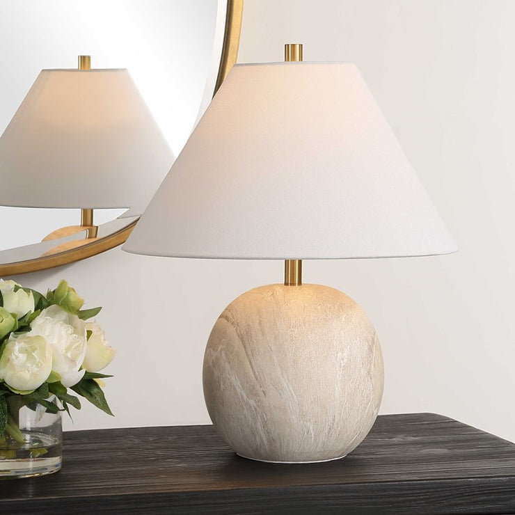 Casa Bella Living Neutral Toned Water Marbling Accent Lamp ~ LAST CHANCE SALE ~ LIMITED QUANTITY