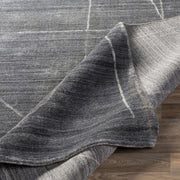 Uttermost Costilla Hand Knotted Gray, Charcoal and White Contemporary Rug ~ 8' x 10'