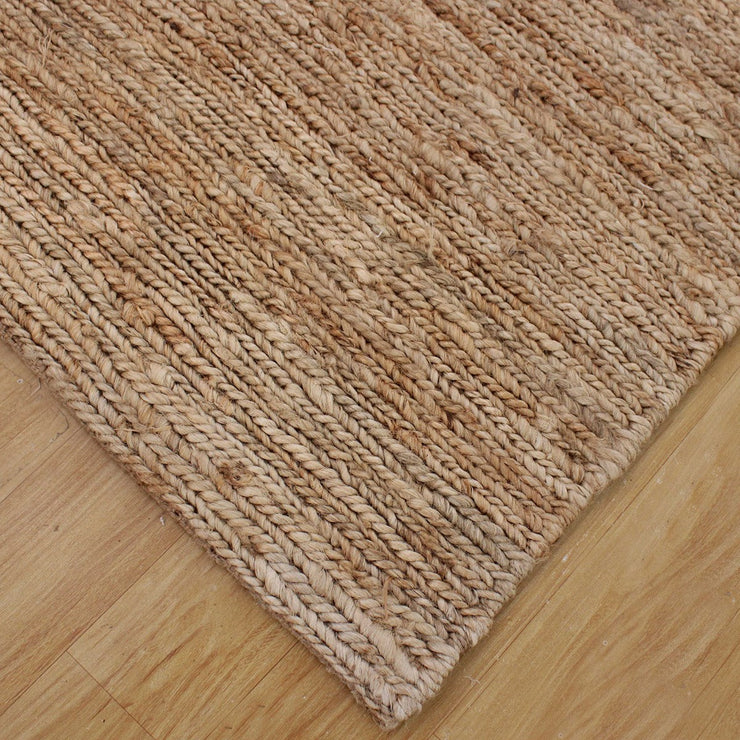 Uttermost Makula Hand Knotted Natural Jute Rug ~ 6' v 9'