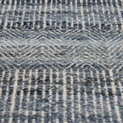 Uttermost Bolivia Hand Woven Natural Wool Blue Denim Rug ~ 8 x 10
