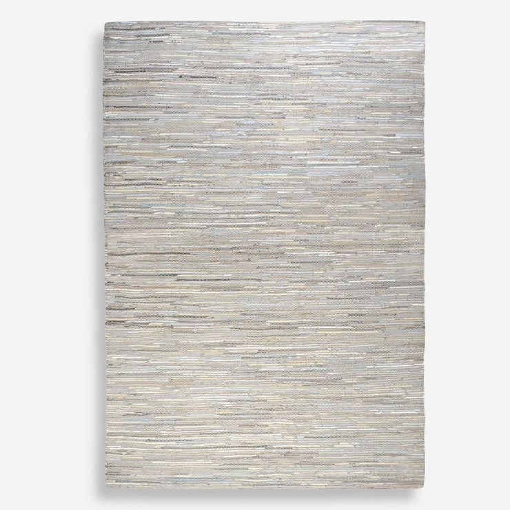 Uttermost Nyala Hand Woven Ecru, Beige and Gray Hemp Rug ~ 5' x 8'