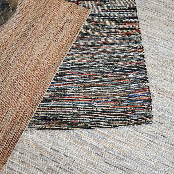 Uttermost Nyala Hand Woven Ecru, Beige and Gray Hemp Rug ~ 5' x 8'