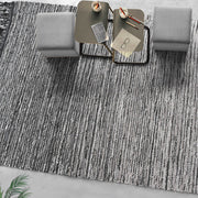 Uttermost Kirvin Hand Woven Taupe and Rustic Charcoal Rug ~ 8' x 10'