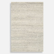 Uttermost Clifton Hand Woven Gray and Ivory Wool Rug ~  5' x 8'