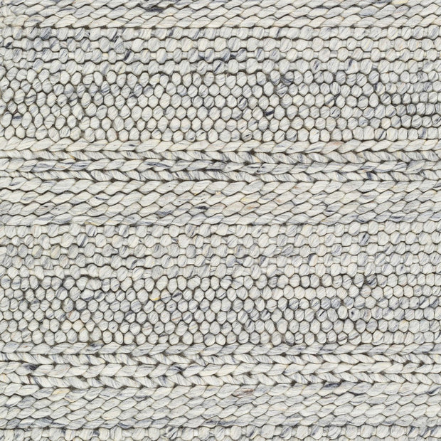 Uttermost Clifton Hand Woven Gray and Ivory Wool Rug ~ 10' x 14'