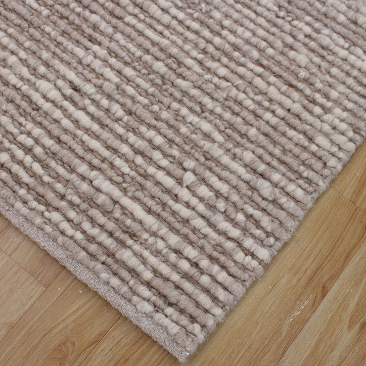 Uttermost Braxton Hand Woven Wool Beige Rug ~ 6 x 9