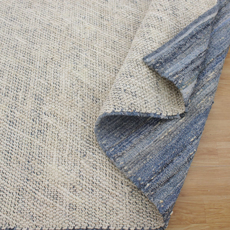Uttermost Hayden Hand Woven Ivory and Blue Denim Jute Rug ~ 8' x 10'