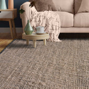 Uttermost Hayden Hand Woven Ivory and Blue Denim Jute Rug ~ 8' x 10'